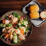 Salade gerookte zalm & tonijnsalade